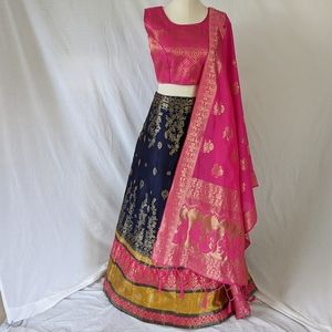 Readymade Banasari Silk Lehenga Choli